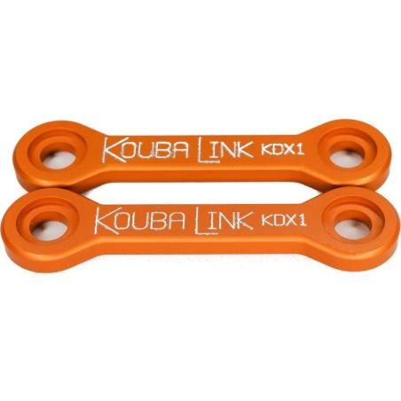 KOUBALINK KDX1 : Kit de bajada KOUBALINK (29.2 mm) naranja - Kawasaki KDX200 / 220