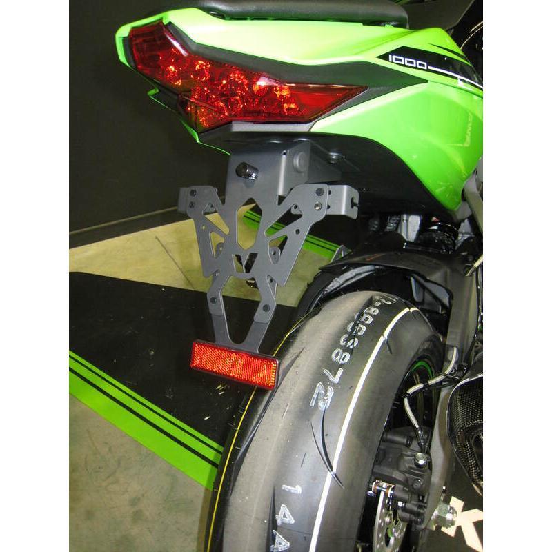 V PARTS C8-SPK012 : Portamatriculas V PARTS negro Kawasaki ZX10R