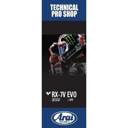 ARAI MGBA-ARAI2 : Banner magnético ARAI RX7V EVO 49x140cm