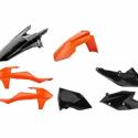 POLISPORT 90907 : Kit plástica MX Polisport naranja/negro KTM SX/SX-F