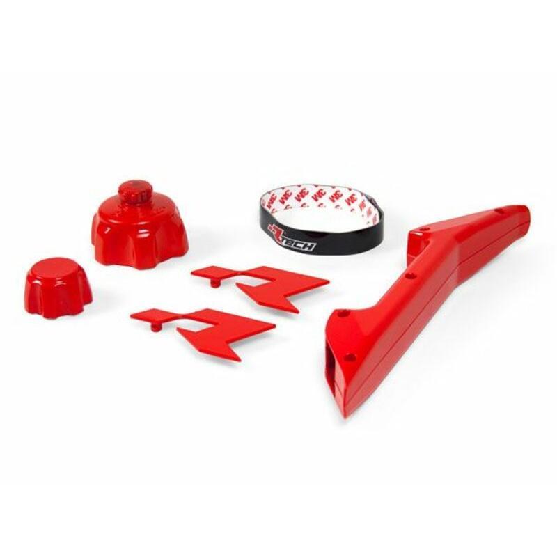 RACETECH R-GASCANACRS0 : Kit accesorios lata de combustible RACETECH Red