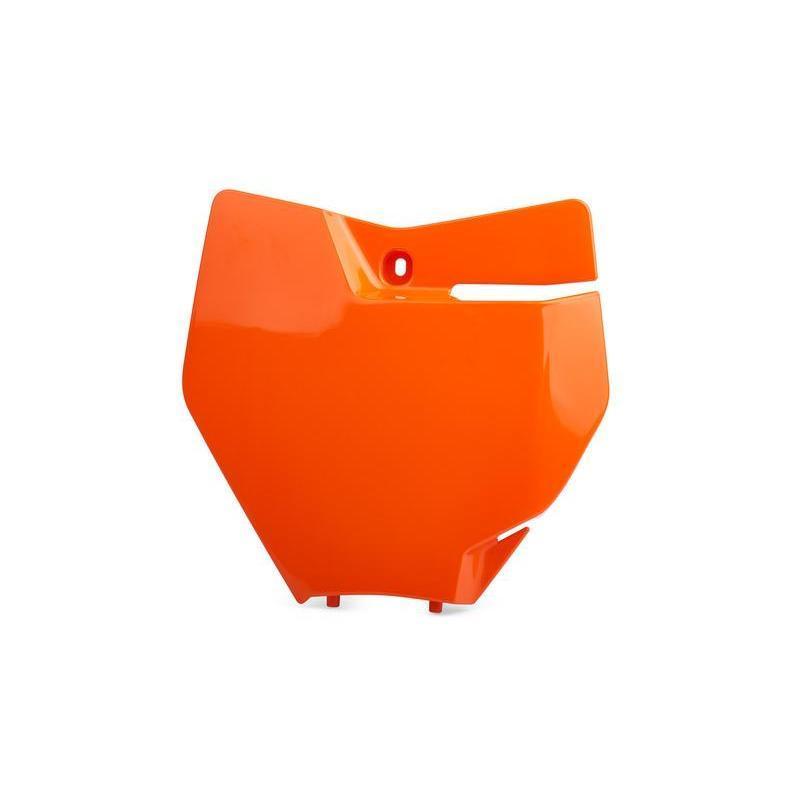 POLISPORT 8664900001 : Porta-números delantero POLISPORT naranja KTM