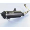 POLINI 190.0058 : POLINI Original Exhaust - Steel Black SYM JoyMax 125