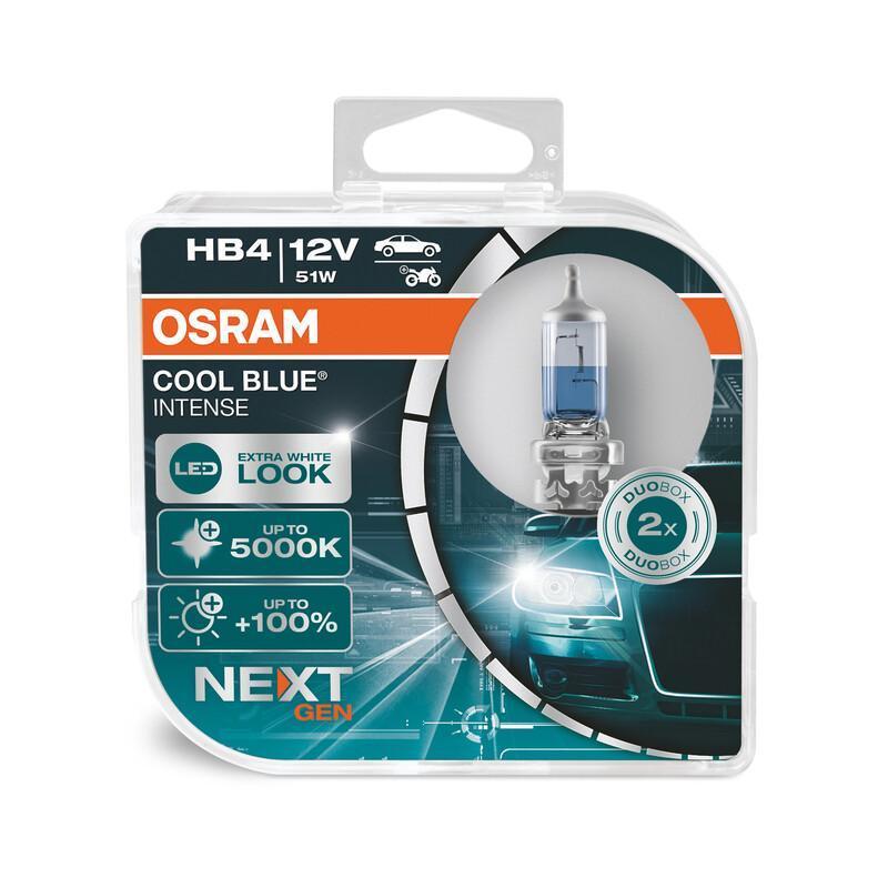 OSRAM 9006CBN-HCB : Bombilla OSRAM Cool Blue Intense HB4 12V/51W - x2