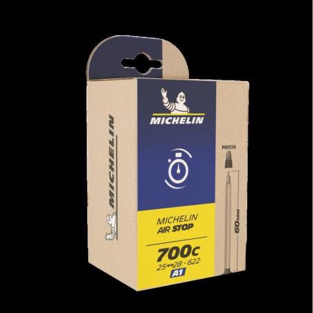 MICHELIN 4185 : Cámara de bici MICHELIN C4 Air Stop 47/61X559 PR 48mm