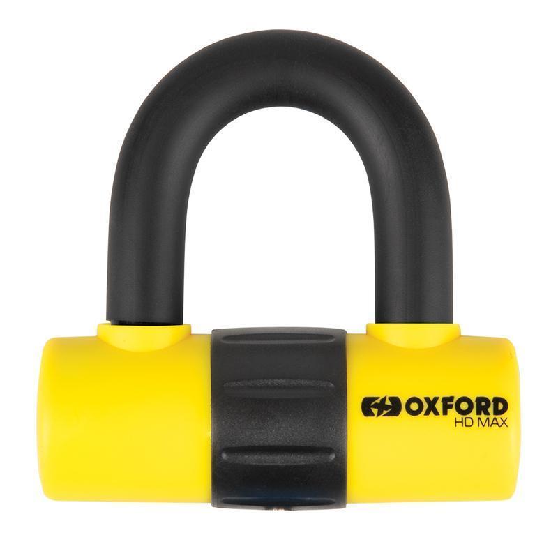 OXFORD LK311 : Candado de disco OXFORD HD MAX - Ø14mm amarillo