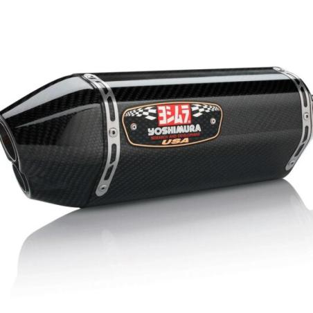 YOSHIMURA US 1201202-RMA : Silencioso de fibra de carbono Yoshimura R-77, con tapa de fibra de carbono