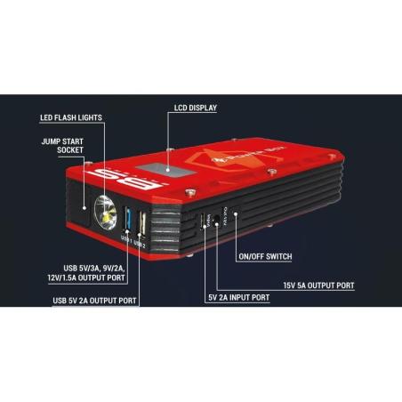 BS BATTERY 700559 : Arrancador / cargador de batería BS BATTERY Power Box PB-02