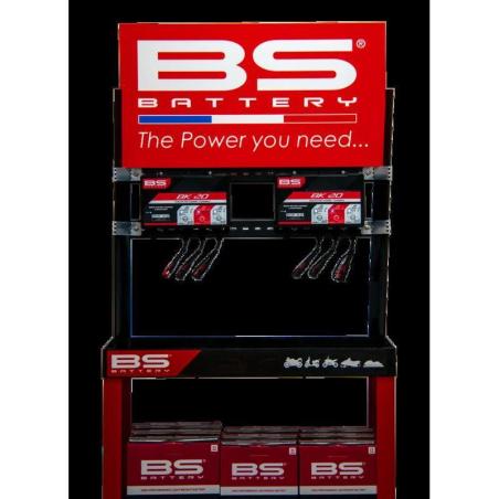 BS BATTERY  : Expositor BS BATTER + cargador BK20