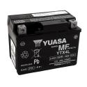 YUASA YTX4L : Batería YUASA W/C activada de fábrica sin mantenimiento -  YTX4L (FA)