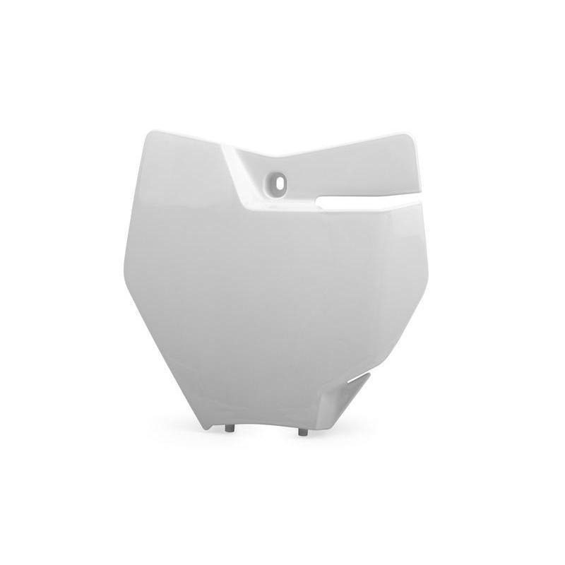 POLISPORT 8664900002 : Porta-números delantero POLISPORT blanco KTM