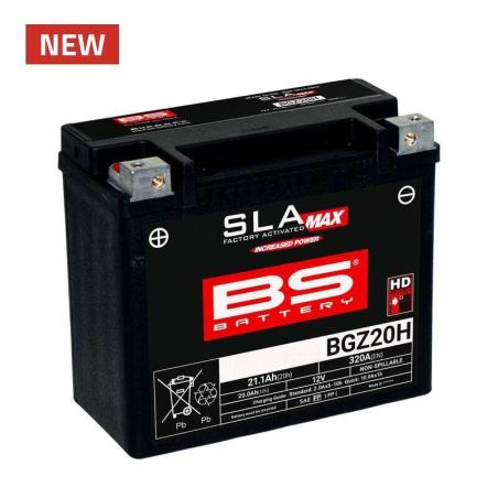 BS BATTERY 300933 : Batería BS BATTERY SLA Max sin mantenimiento activada en fábrica - BGZ20H