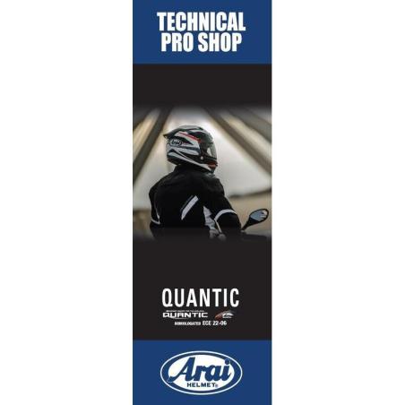 ARAI MGBA-ARAI3 : Banner magnético ARAI Quantic 49x140cm