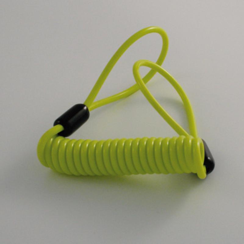 SHIN YO 390-020 : Cable espiral recordatorio candado disco SHIN YO Amarillo