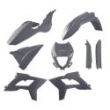 POLISPORT 91090 : Kit de plastica POLISPORT - gris nardo Beta RR 2T / 4T