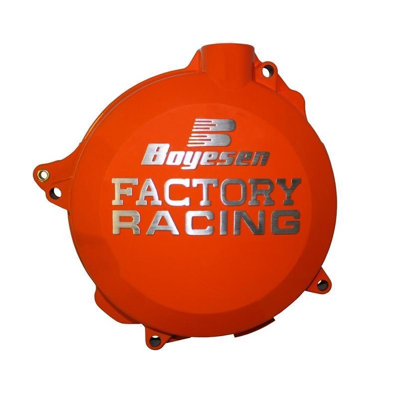 BOYESEN CC-44AO : Tapa de embrague BOYESEN Factory Racing Naranja KTM SXF250