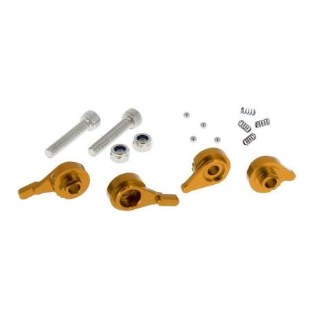 V PARTS KIT-SL1-GOLD : Kit de tornillos de palanca de freno V PARTS oro