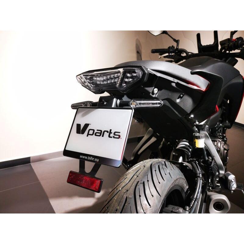 V PARTS C8-SPY038 : Portamatriculas V PARTS negro - Yamaha MT-07 TRACER / MT-09 TRACER