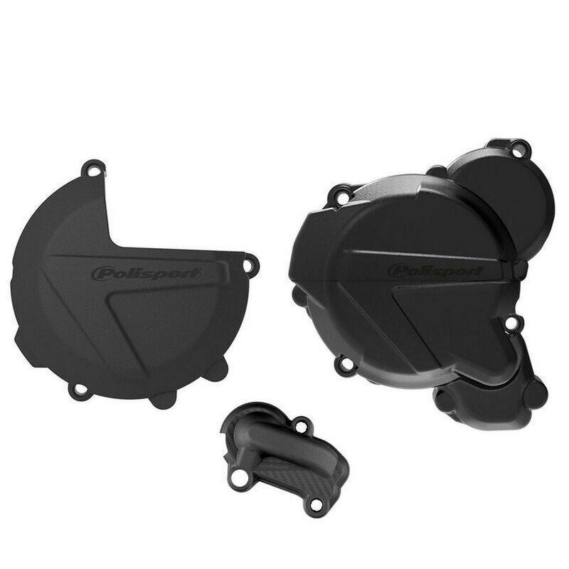 POLISPORT 90968 : Protector tapa de embrague, encendido y bomba de agua POLISPORT - KTM 250 / 300 EXC / XC-W (17-22)