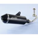 POLINI 190.0076 : POLINI Maxi-Scooter Exhaust - Black Aluminium Vespa