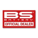 BS BATTERY 900101 : Pegatina BS Battery Distribuidor Oficial 70x130mm