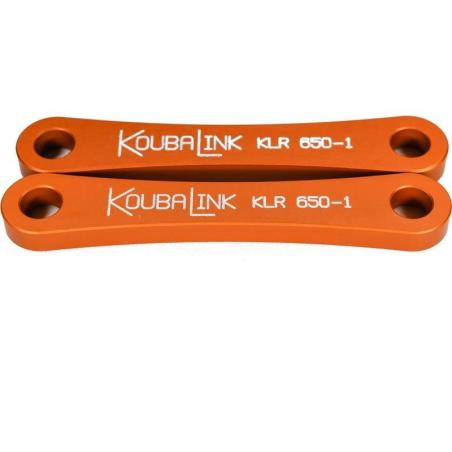 KOUBALINK KLR650-1 : Kit de bajada KOUBALINK (31.8 mm) naranja - Kawasaki KLR650