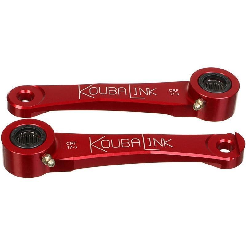 KOUBALINK CRF17-3 : Kit de bajada KOUBALINK (57.2 - 63.5 mm) rojo - Honda