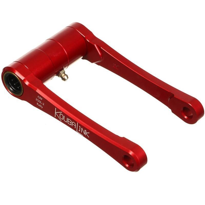 KOUBALINK CRF250L-2 RALLY : Kit de bajada KOUBALINK (44.5 mm) rojo - Honda CRF250L Rally