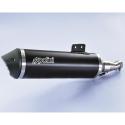 POLINI 190.0068 : POLINI Muffler - Black Aluminium Kymco