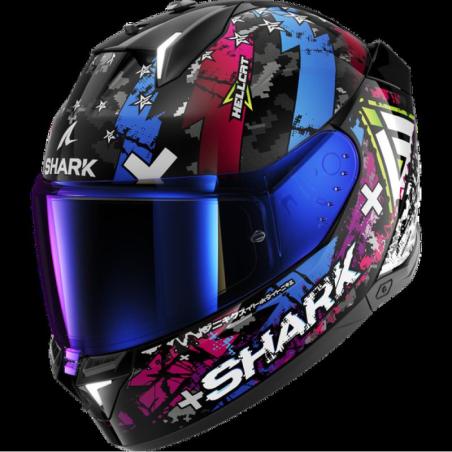 CASCO SHARK SKWAL i3 HELLCAT NEGRO CROMO