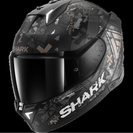 CASCO SHARK SKWAL i3 HELLCAT MATE NEGRO 