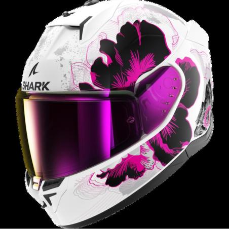 CASCO SHARK D-SKWAL 3 MAYFER BLANCO VIOL