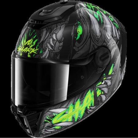 CASCO SHARK SPARTAN RS SHAYTAN NEGRO VER