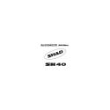 SHAD D1B401ETR : SET ADHESIVOS SH40 2011