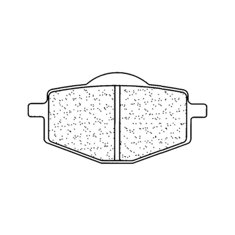 CL BRAKES 2284RX3 : Juego de pastillas sinterizadas CL BRAKES (2284RX3)