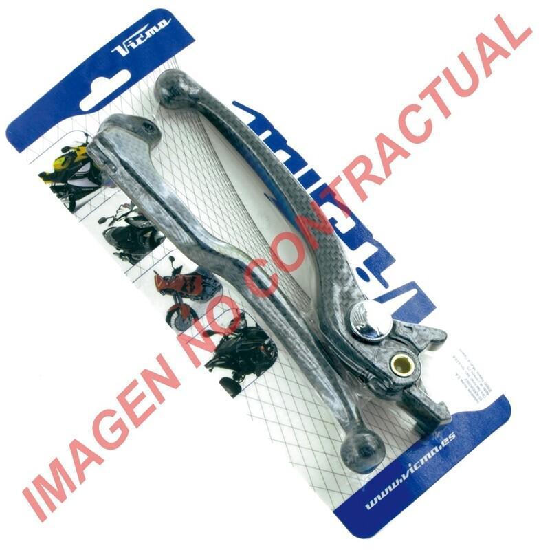 V PARTS 654C+791B-CF : Juego de manetas carbono