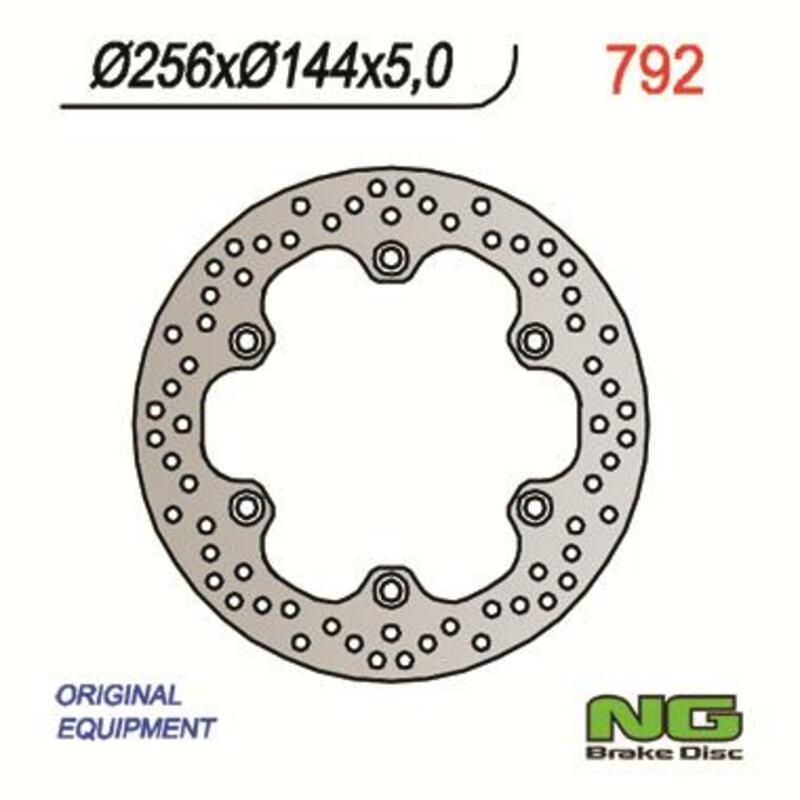 NG BRAKE DISC 792 : Disco de freno NG BRAKES redondo fijo