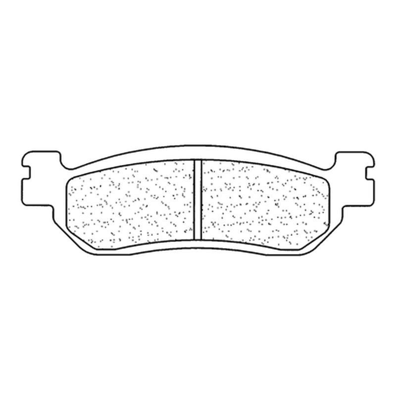 CL BRAKES 2828S4 : Juego de pastillas sinterizadas CL BRAKES (2828S4)