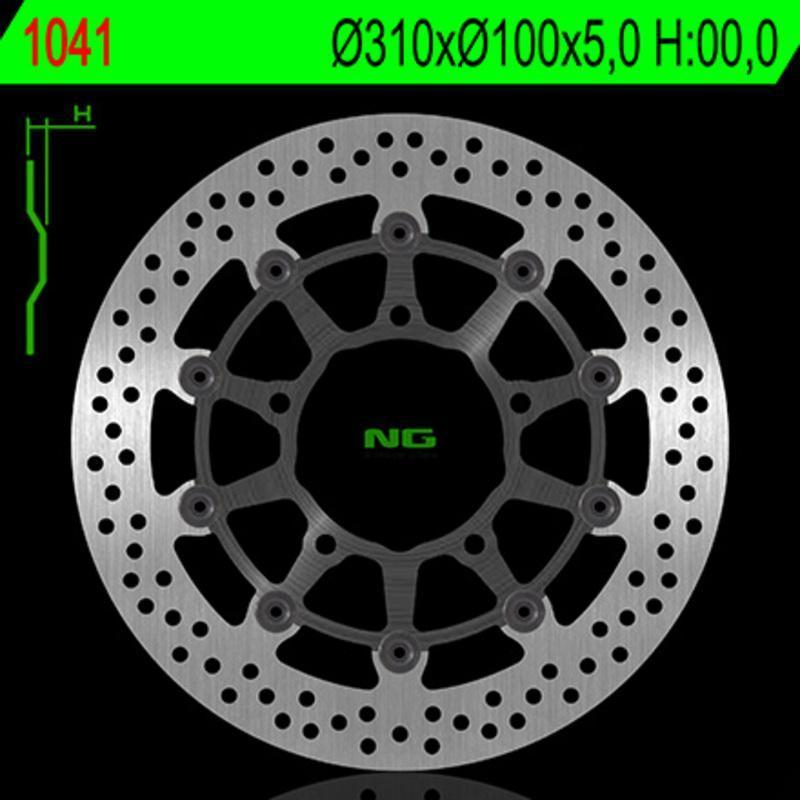 NG BRAKE DISC 1041 : Disco de freno NG BRAKES redondo flotante