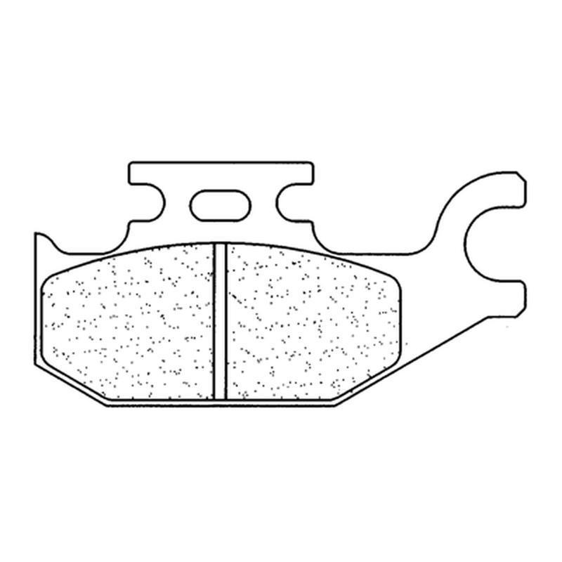 CL BRAKES 2923X59 : Juego de pastillas sinterizadas CL BRAKES (2923X59)