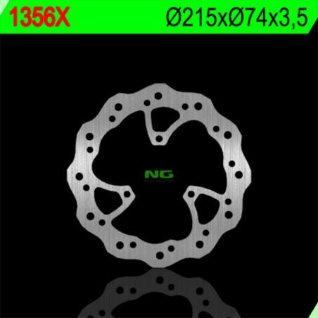 NG BRAKE DISC 1356X : Disco de freno NG BRAKES ondulado fijo