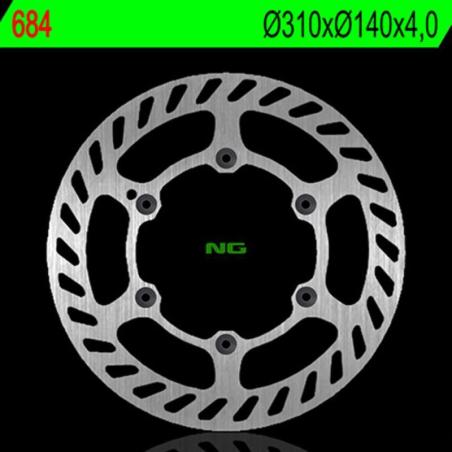 NG BRAKE DISC 684 : Disco de freno NG BRAKES redondo fijo