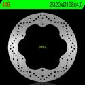 NG BRAKE DISC 419 : Disco de freno NG BRAKES redondo fijo