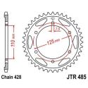 JT SPROCKETS JTR485.46 : Corona JT 485 de acero con 46 dientes