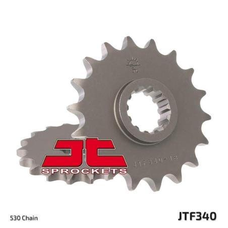 JT SPROCKETS JTF340.18 : Piñón JT SPROCKETS acero estándar 340 - Paso 530