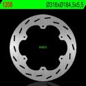 NG BRAKE DISC 1208 : Disco de freno NG BRAKES redondo fijo