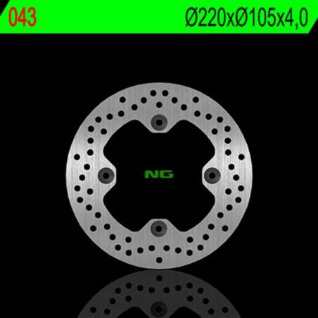 NG BRAKE DISC 043 : Disco de freno NG BRAKES redondo fijo