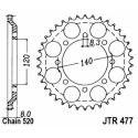 JT SPROCKETS JTR477.43 : Corona JT SPROCKETS acero estándar 477 - Paso 520