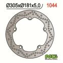 NG BRAKE DISC 1044 : Disco de freno NG BRAKES redondo fijo