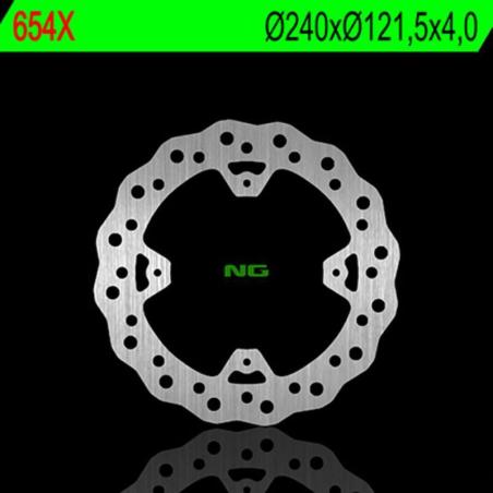 NG BRAKE DISC 654X : Disco de freno NG BRAKES ondulado fijo